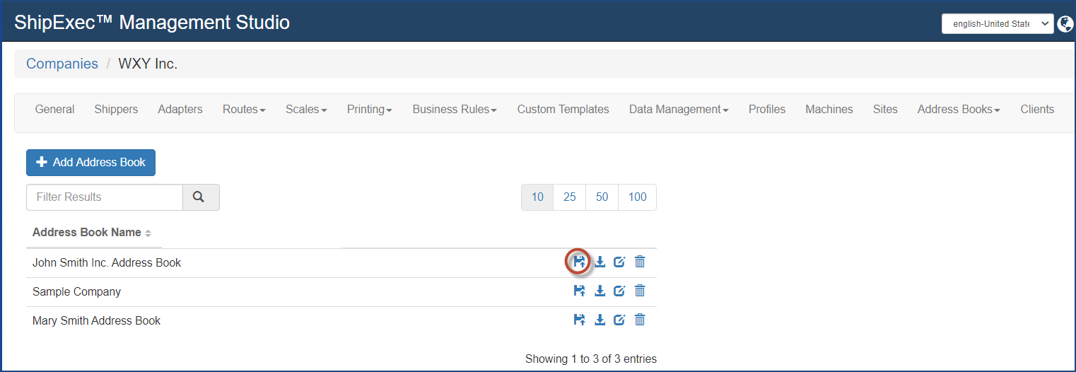 Adding Address Books